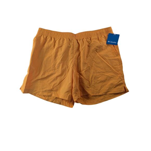 Columbia Women's Size Large Sandy River 5" Hiking Shorts Orange NWT - Picture 1 of 3
